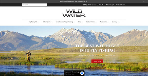 Wild Water Fly Fishing Home Page